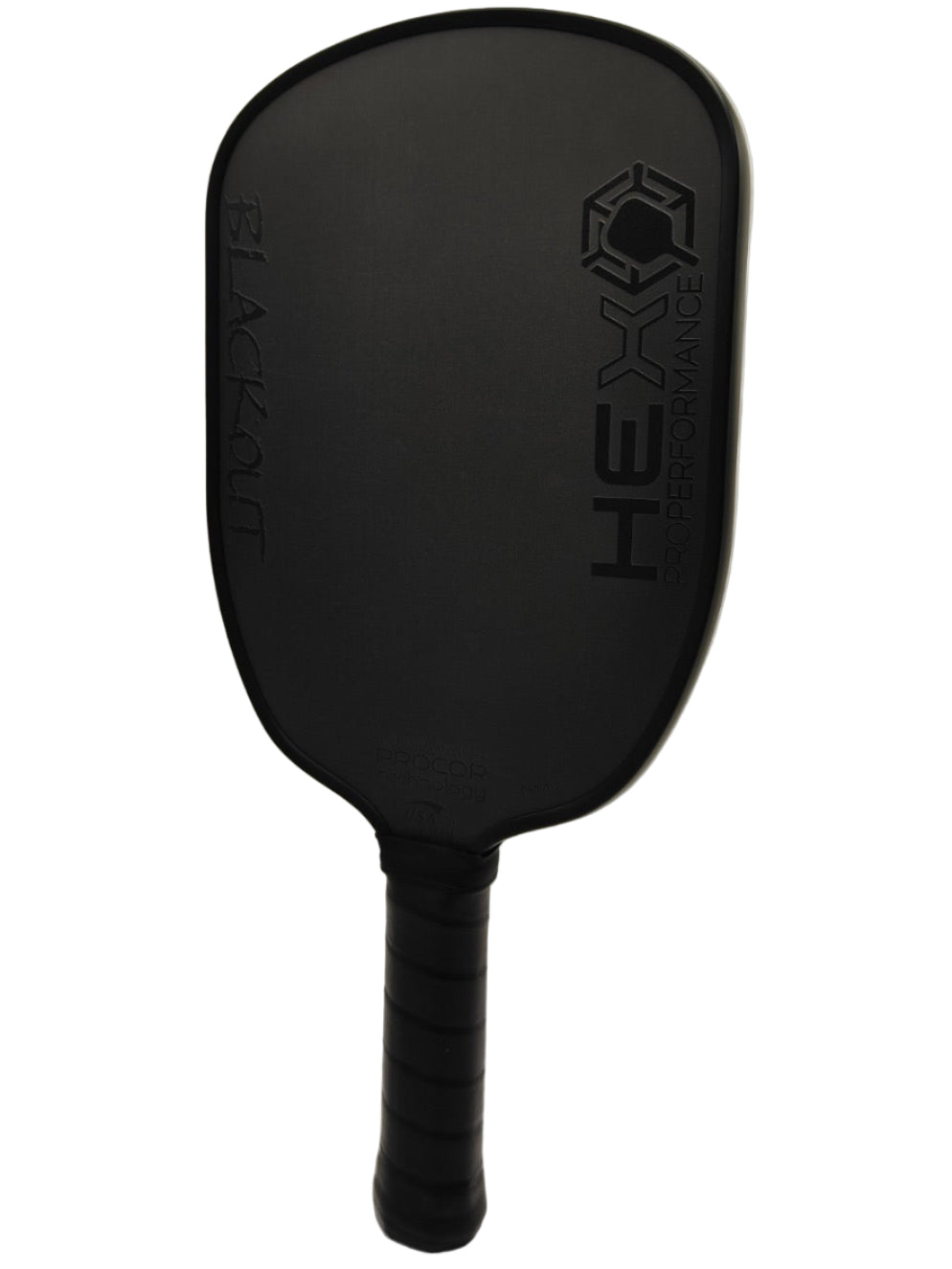 HEX Pro Performance Blackout Pickleball Paddle with PROCOR technology
