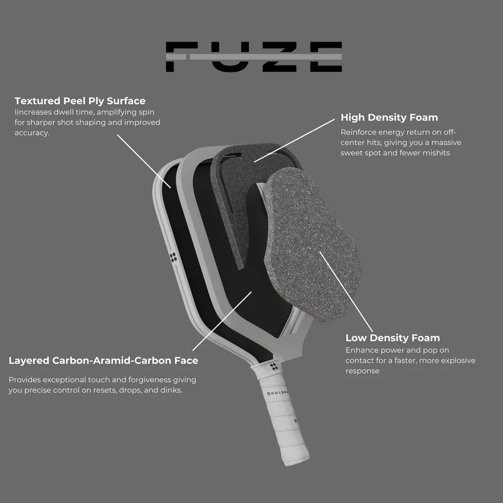 Holbrook Fuze Hybrid pickleball paddle