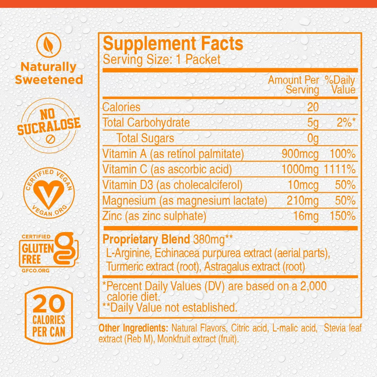 FitAid Defend - ORANGE BURST