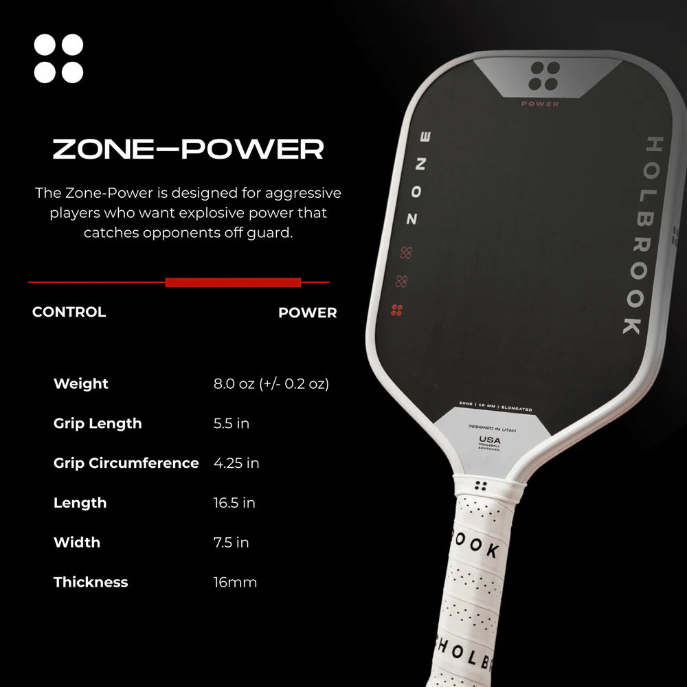 Holbrook Zone Power pickleball paddle