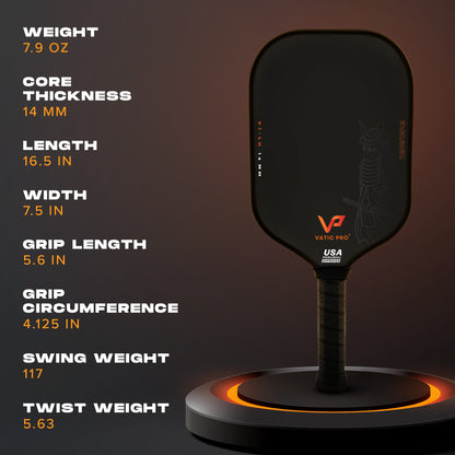 Vatic Pro Saga (All Shapes) (14mm & 16mm) (SH & LH) Pickleball Paddle