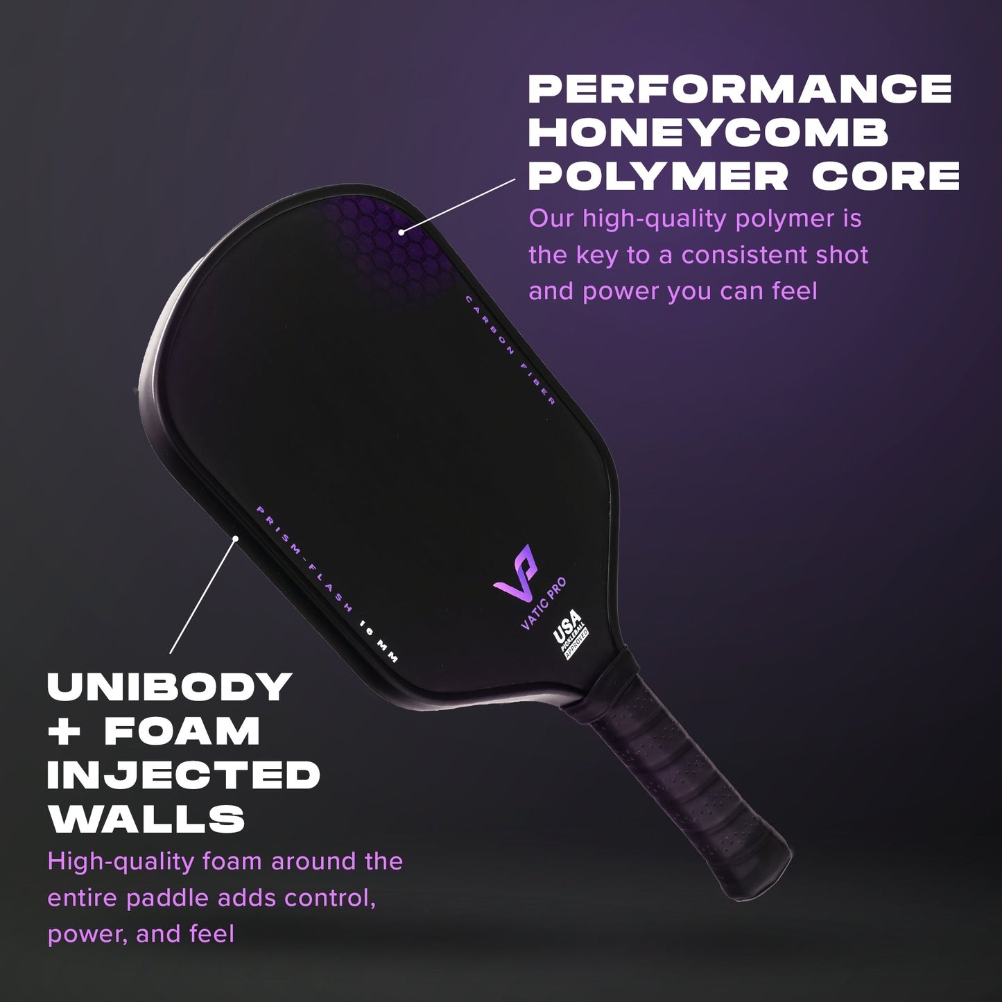 Vatic Pro PRISM (All Shapes) (14mm & 16mm) (SH & LH) (Includes Paddle Cover)