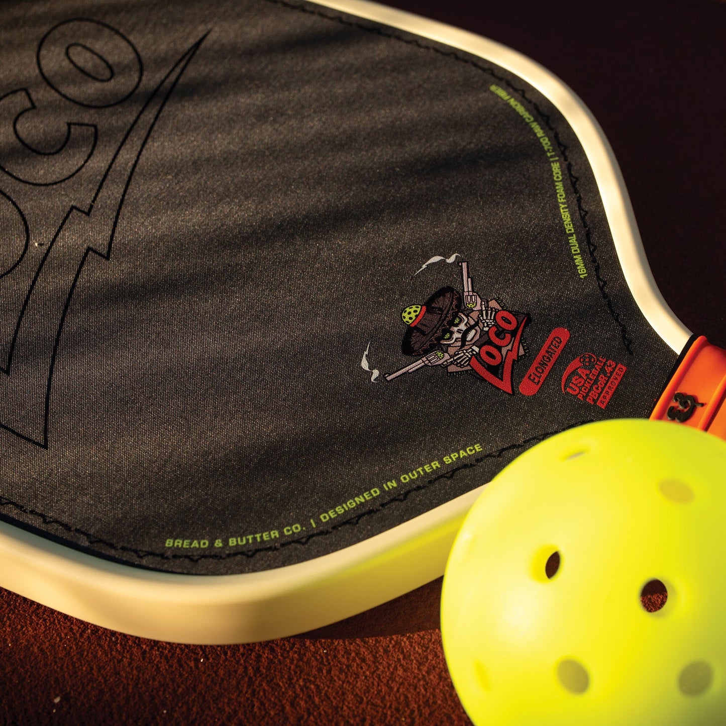 Bread & Butter Loco 16mm - Elongated Pickleball Paddle