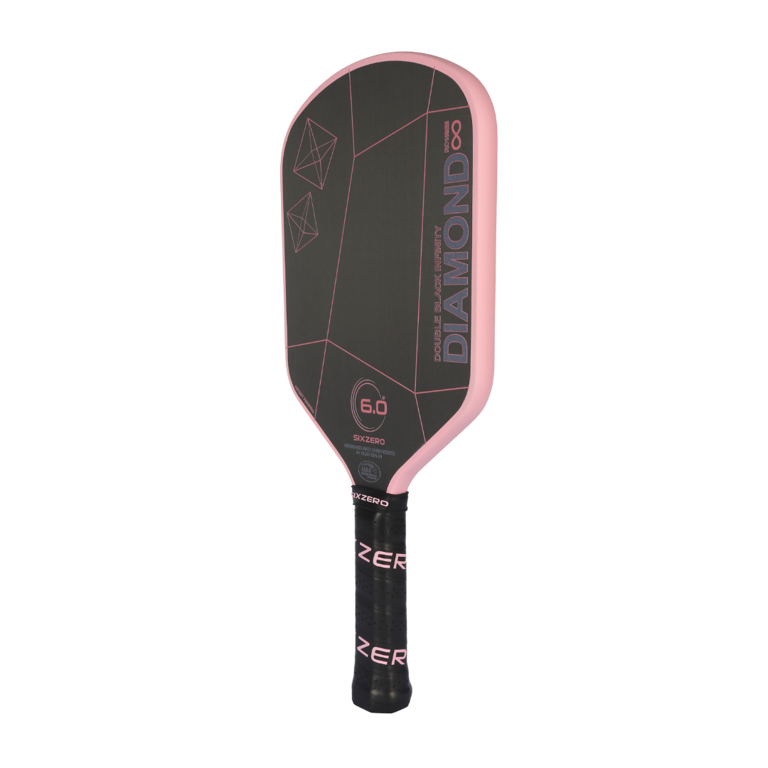 6.0 Six Zero Infinity Edgeless Double Black Diamond Control Pickleball Paddle