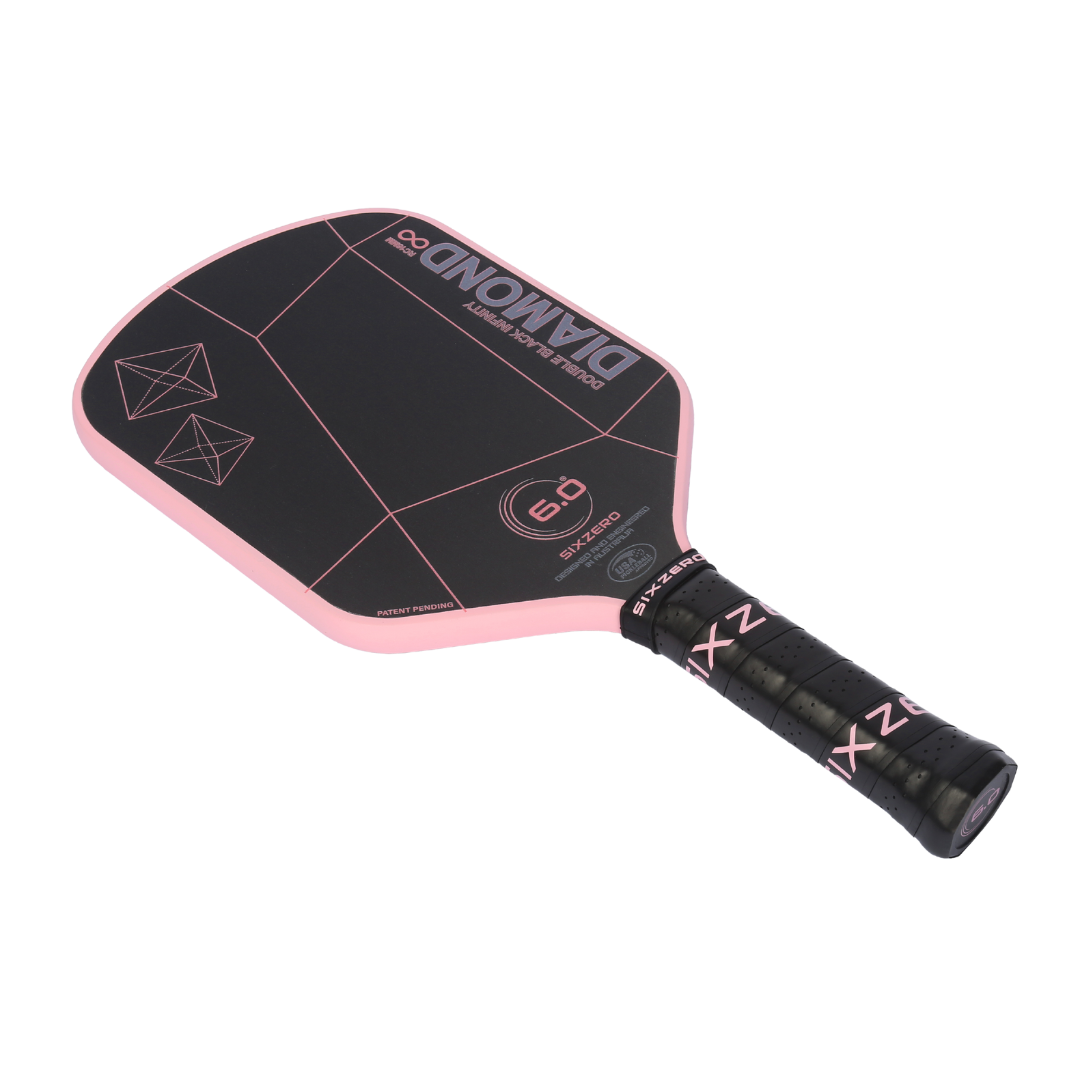 6.0 Six Zero Infinity Edgeless Double Black Diamond Control Pickleball Paddle