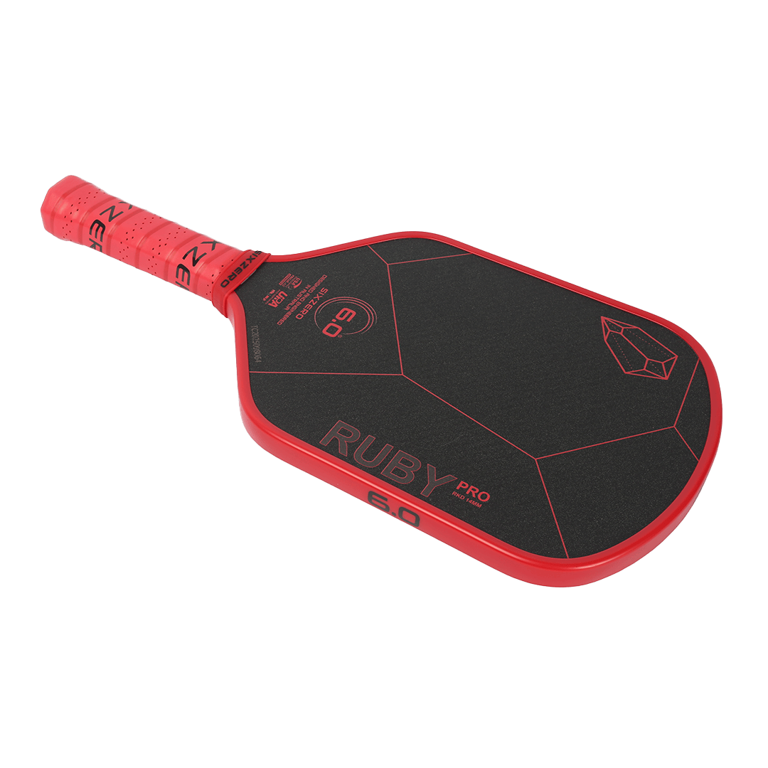 6.0 Six Zero Ruby Pro 14mm Pickleball Paddle
