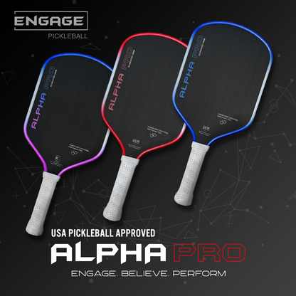 Engage NEW Alpha Pro | Thermoformed Power & Spin Pickleball Paddle