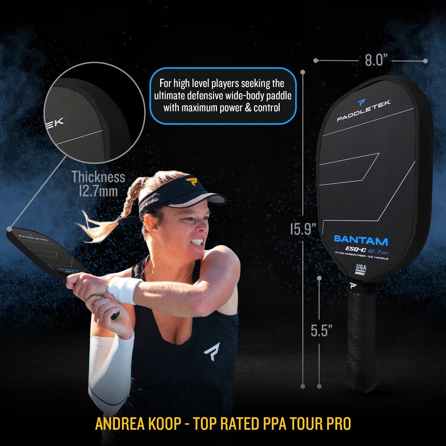 Paddletek Bantam ESQ Pickleball Paddle