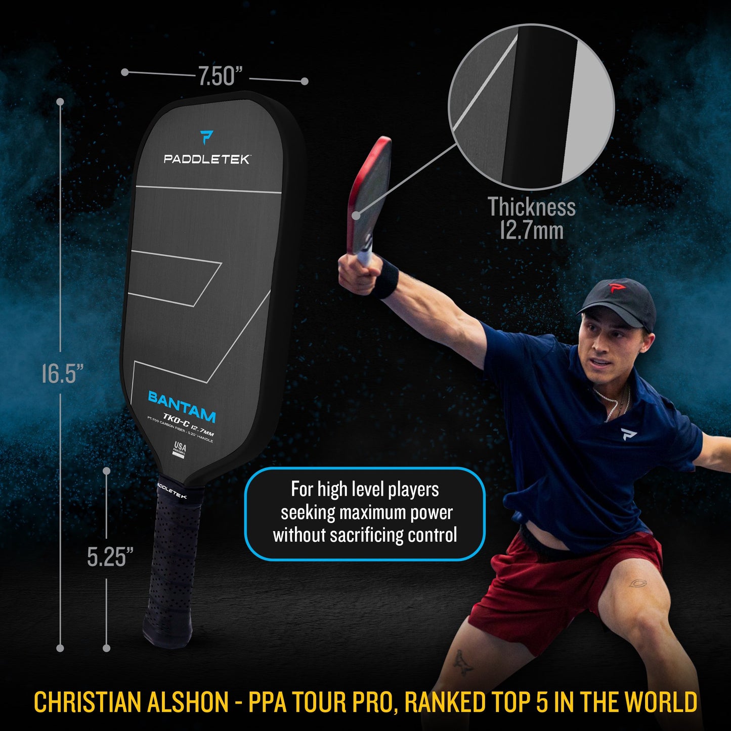 Paddletek Bantam TKO Pickleball Paddle