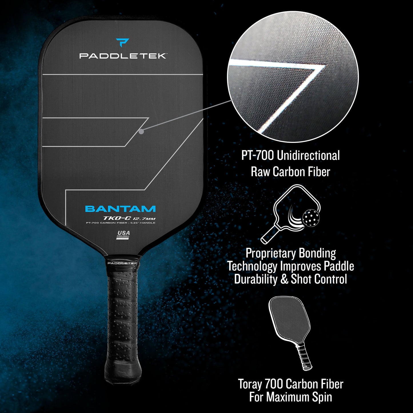 Paddletek Bantam TKO Pickleball Paddle