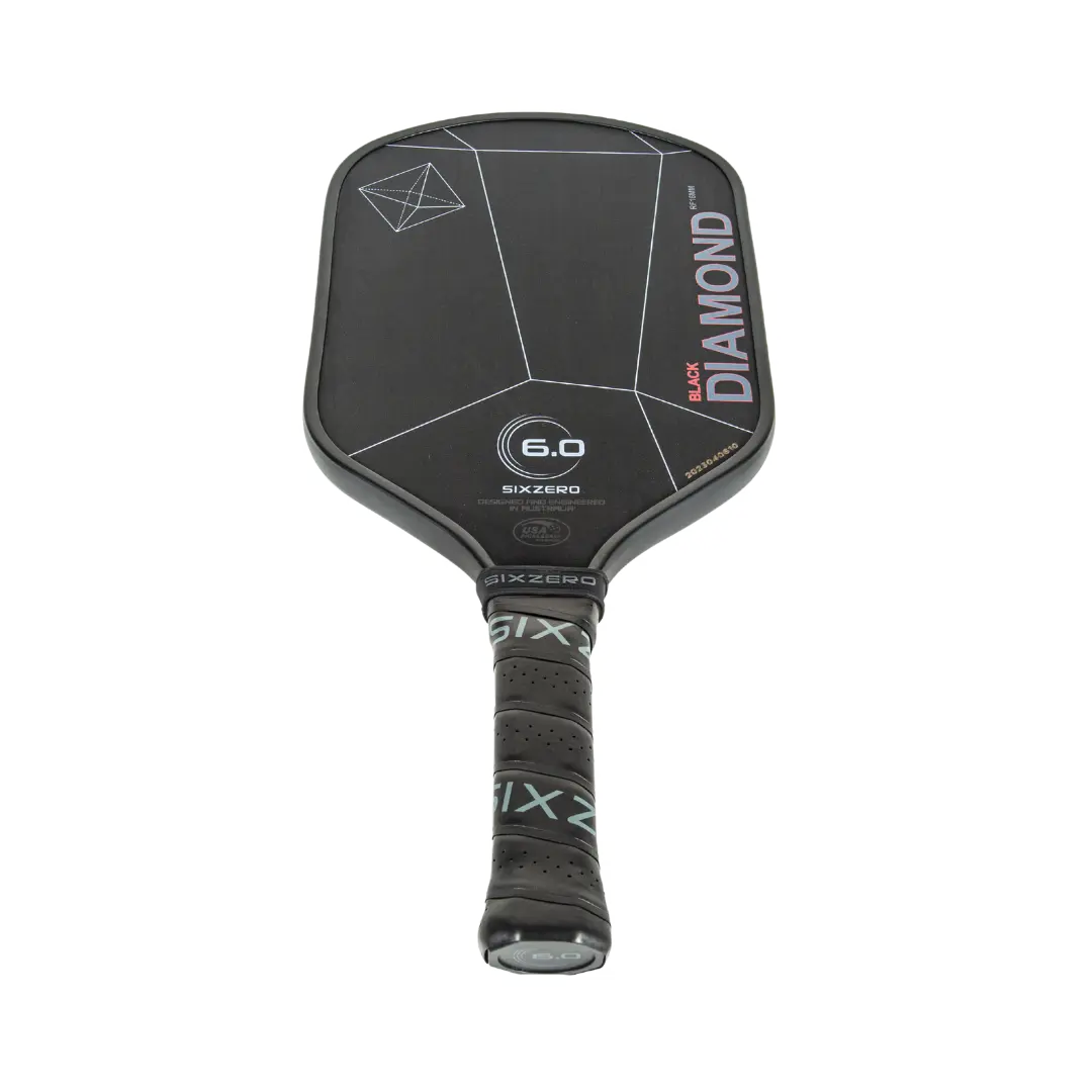 6.0 Six Zero Black Diamond Power Pickleball Paddle