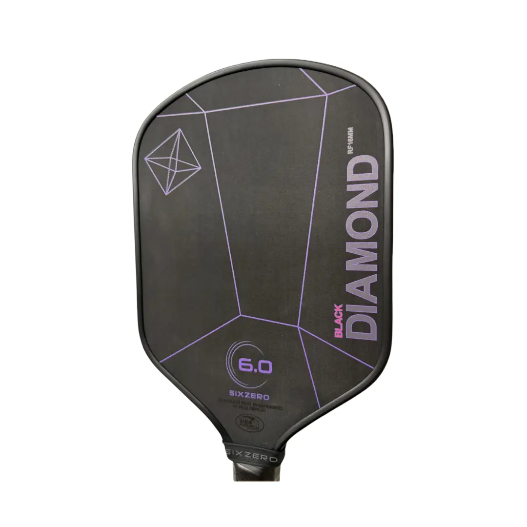 6.0 Six Zero Black Diamond Power Pickleball Paddle
