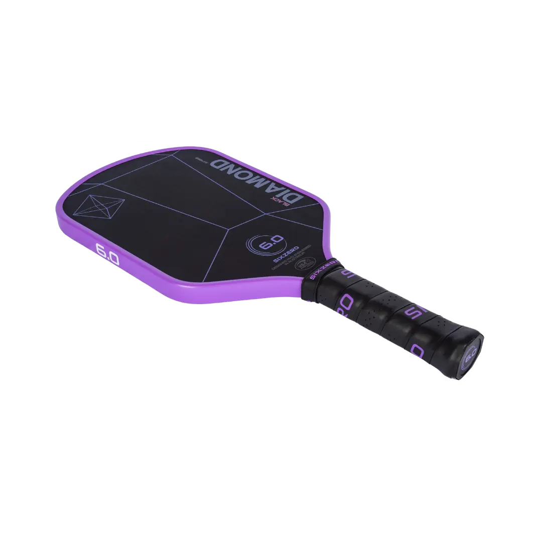 6.0 Six Zero Black Diamond Power Pickleball Paddle