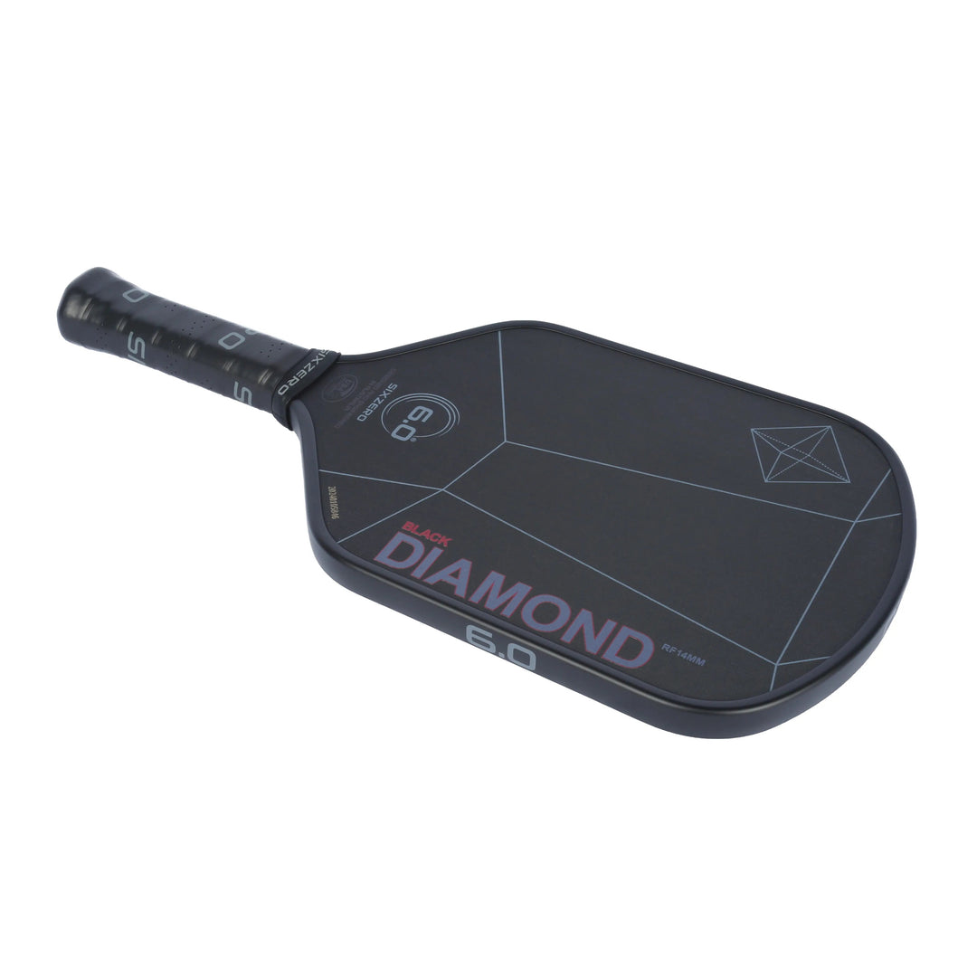 6.0 Six Zero Black Diamond Power Pickleball Paddle