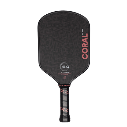 6.0 Six Zero Coral 16mm Pickleball Paddle