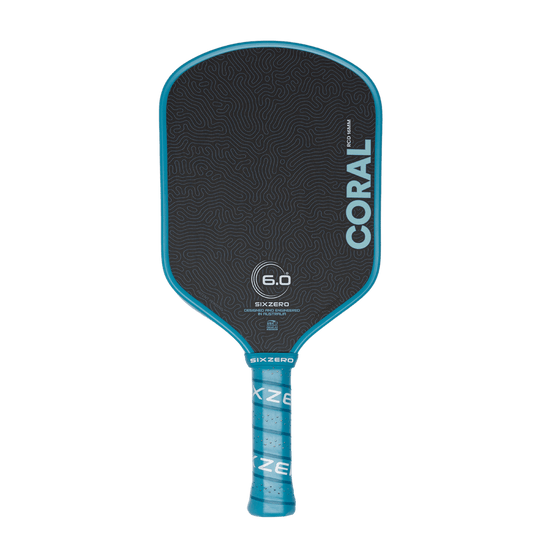 6.0 Six Zero Coral 16mm Pickleball Paddle