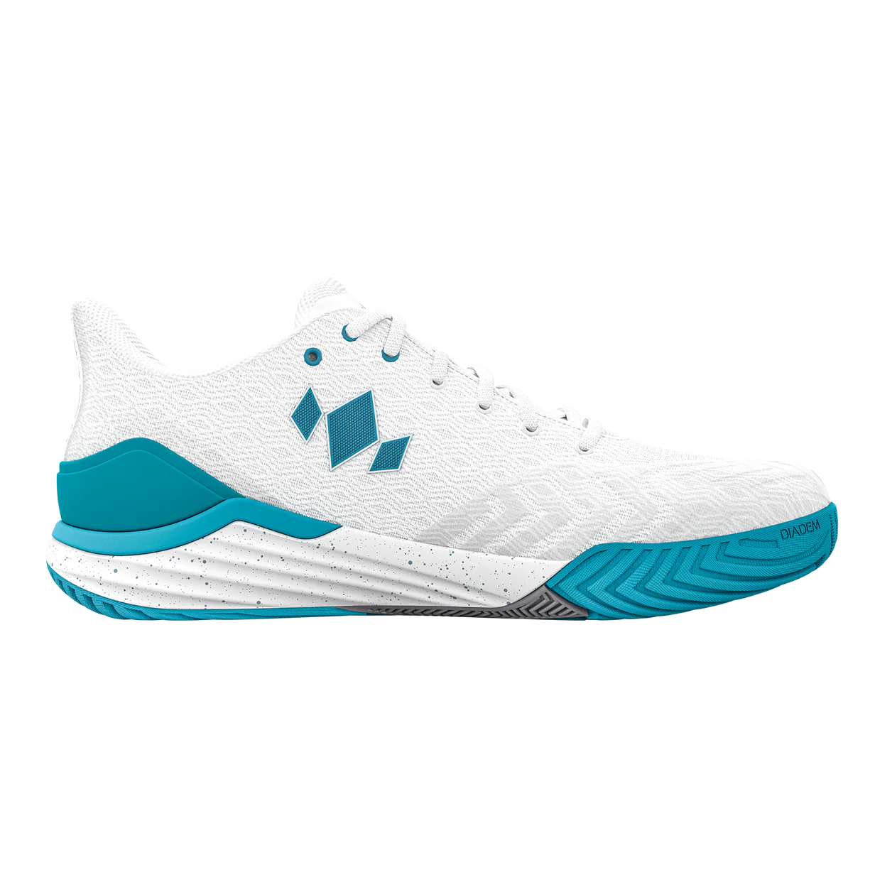Diadem Court Burst Pickleball Shoes White/Blue/Grey