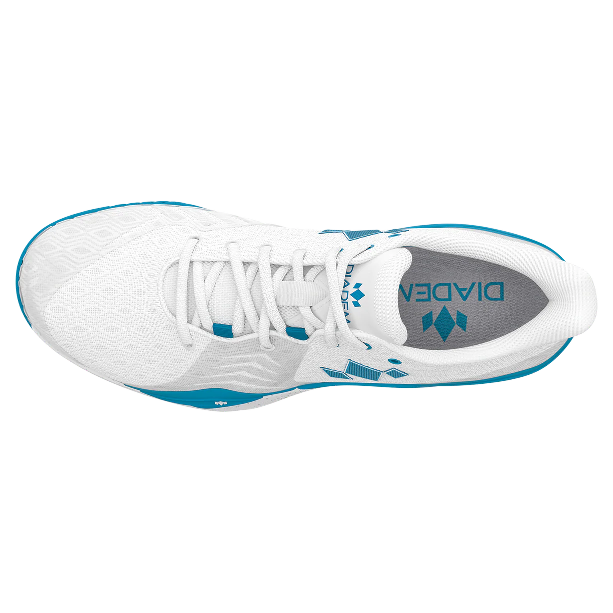 Diadem Court Burst Pickleball Shoes White/Blue/Grey