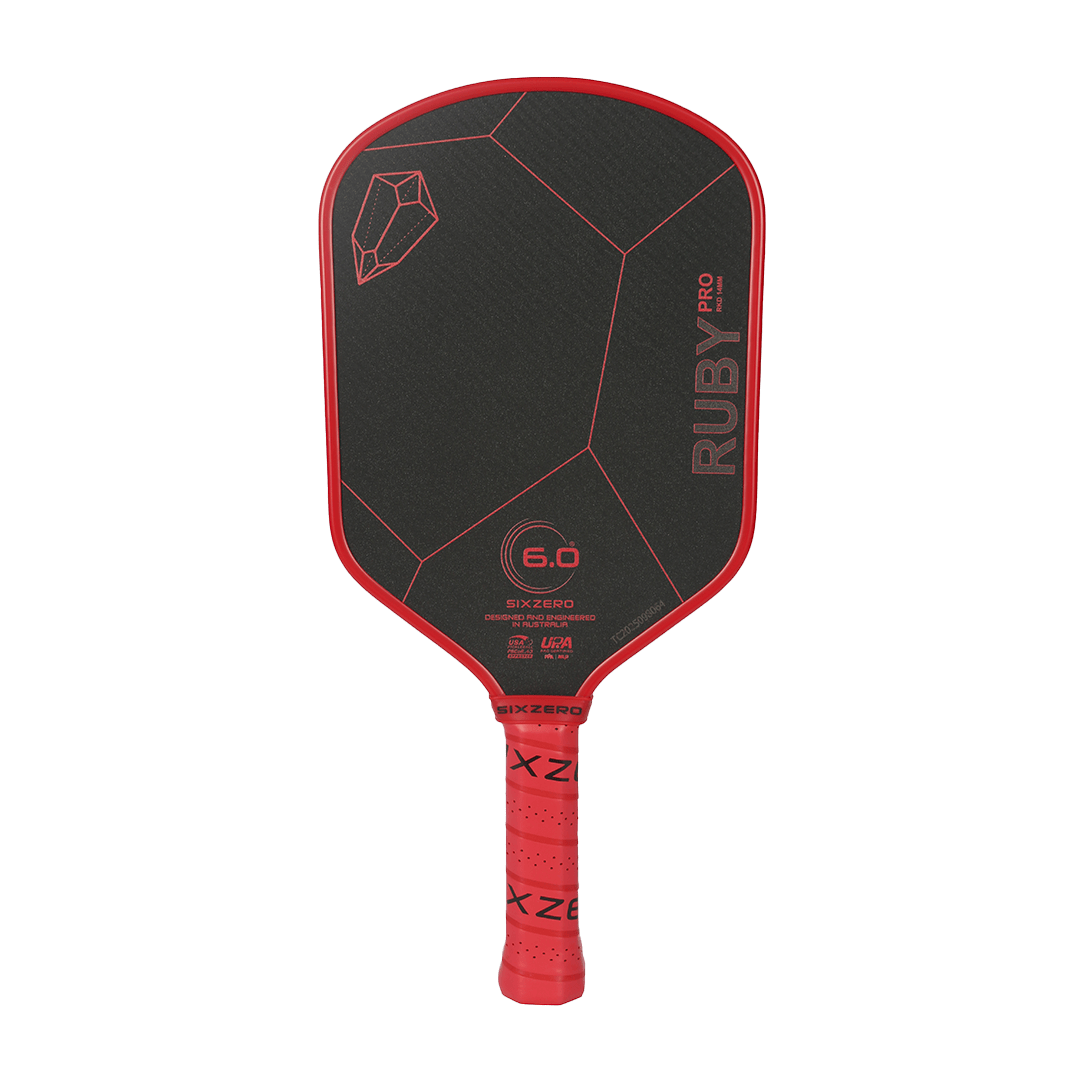 6.0 Six Zero Coral 16mm Pickleball Paddle