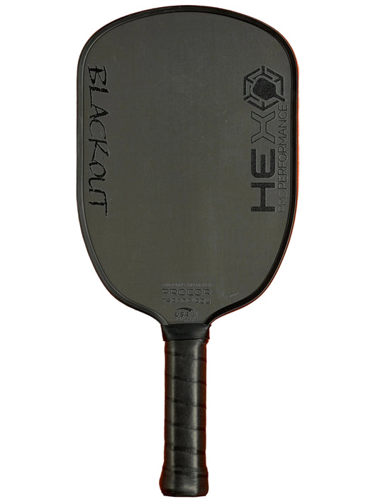 HEX Pro Performance BLACKOUT Pickleball Paddle with PROCOR technology