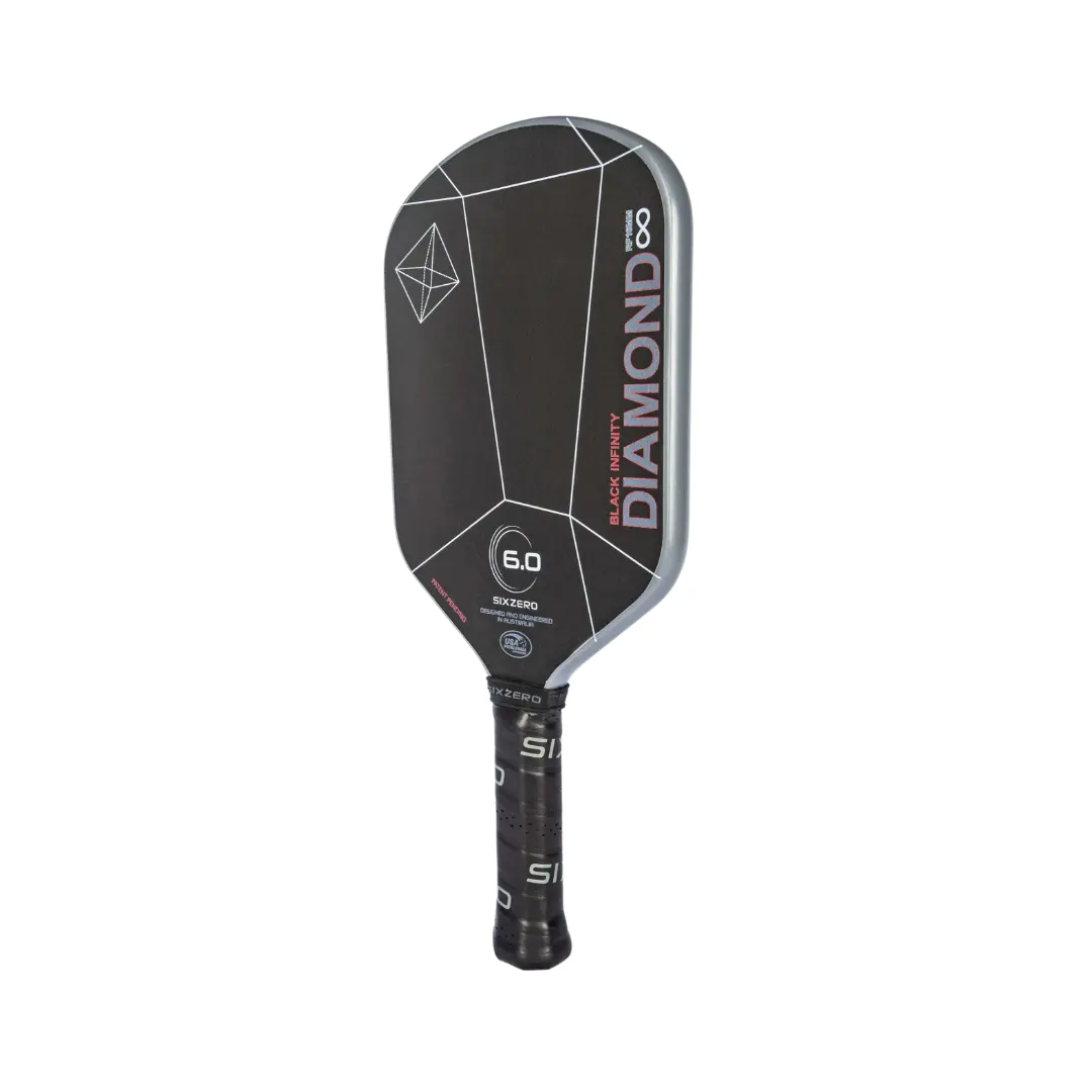6.0 Six Zero Infinity Edgeless Black Diamond Power Pickleball Paddle