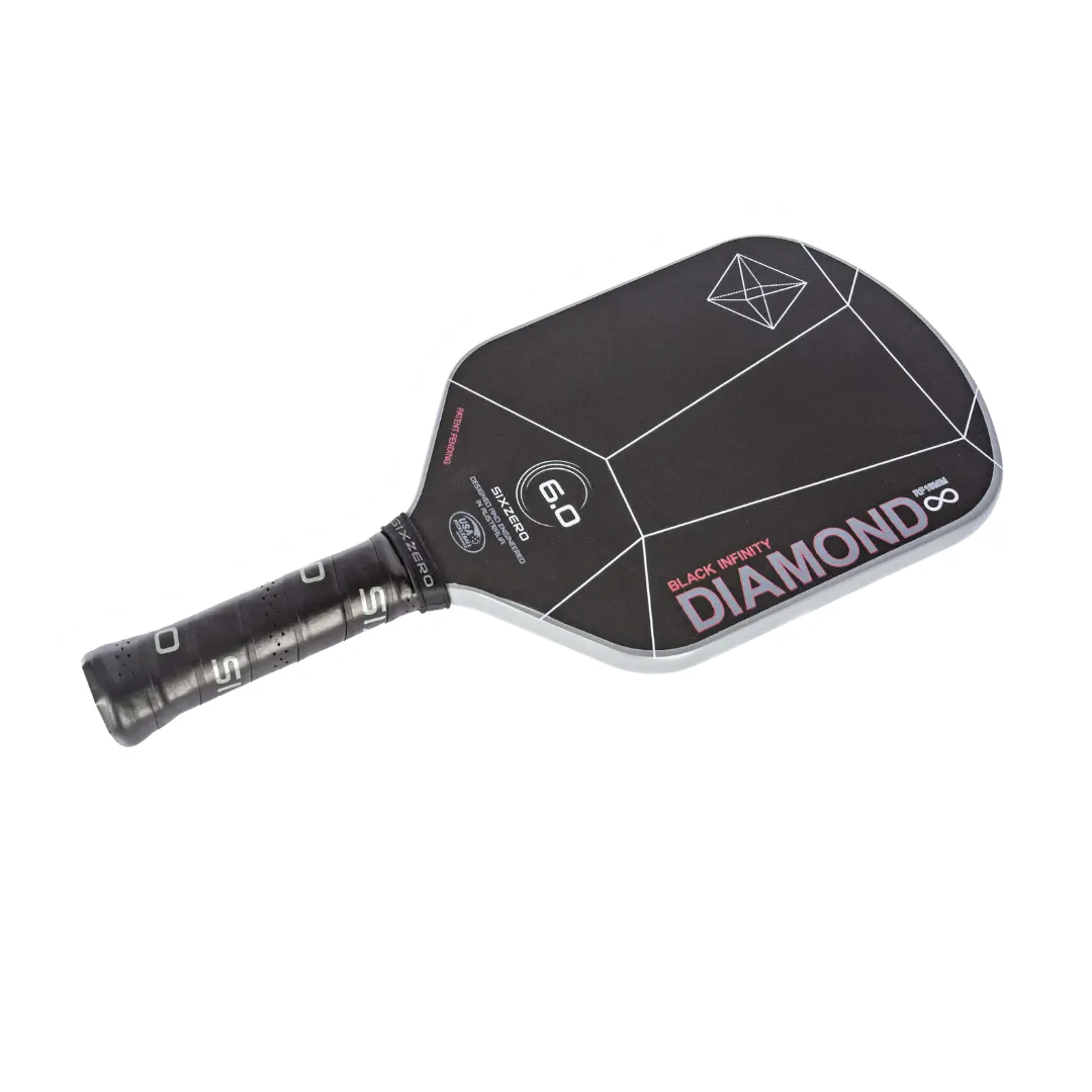 6.0 Six Zero Infinity Edgeless Black Diamond Power Pickleball Paddle