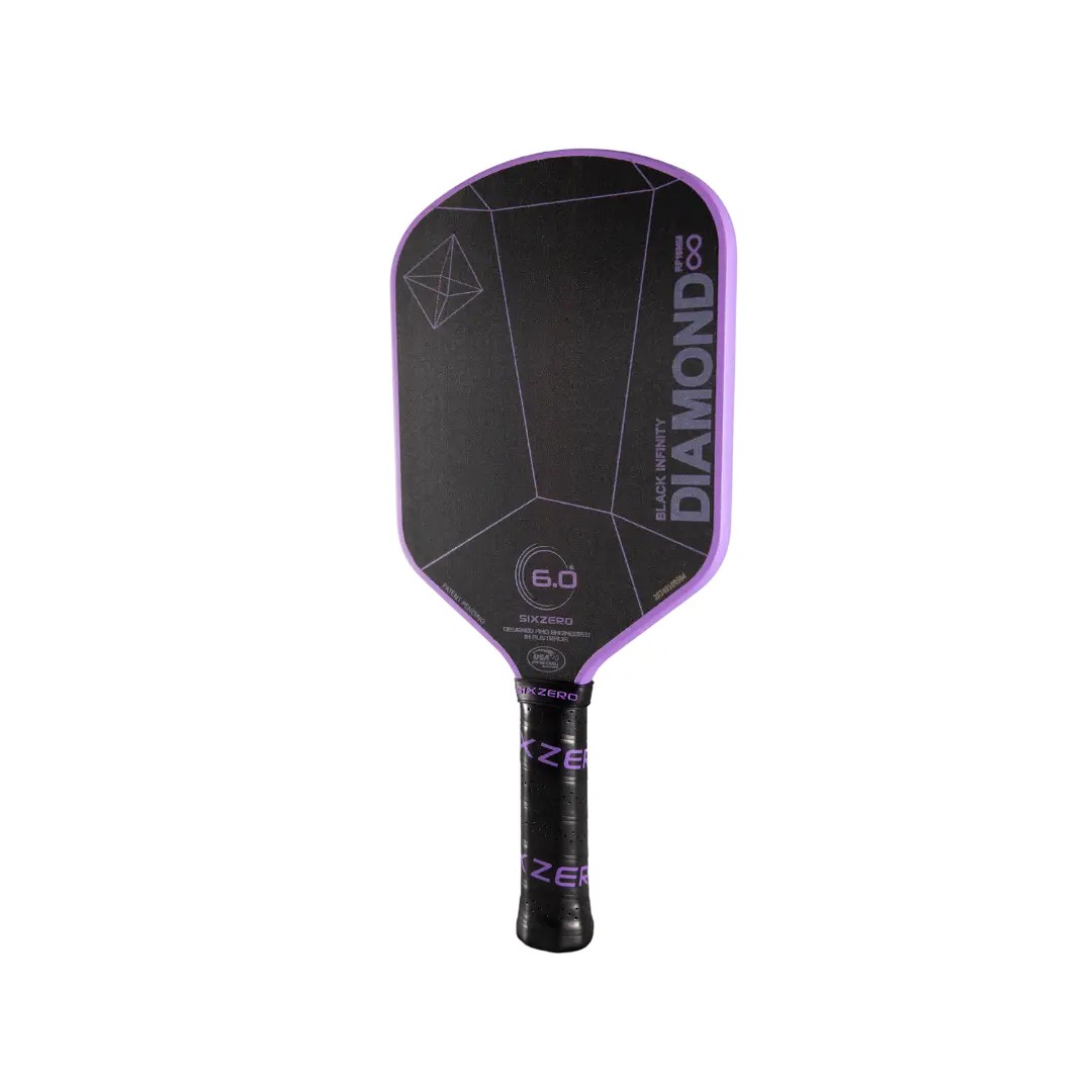 6.0 Six Zero Infinity Edgeless Black Diamond Power Pickleball Paddle