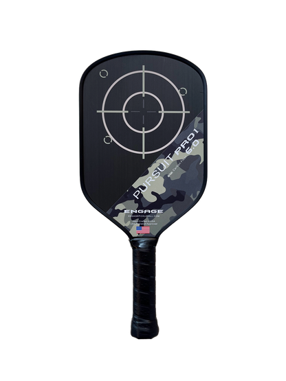 Engage Pursuit Pro1 6.0 Elongated Power Series | Raw Carbon Fiber Pickleball Paddle