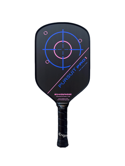 Engage Pursuit Pro1 Elongated Power Series | Raw Carbon Fiber Pickleball Paddle