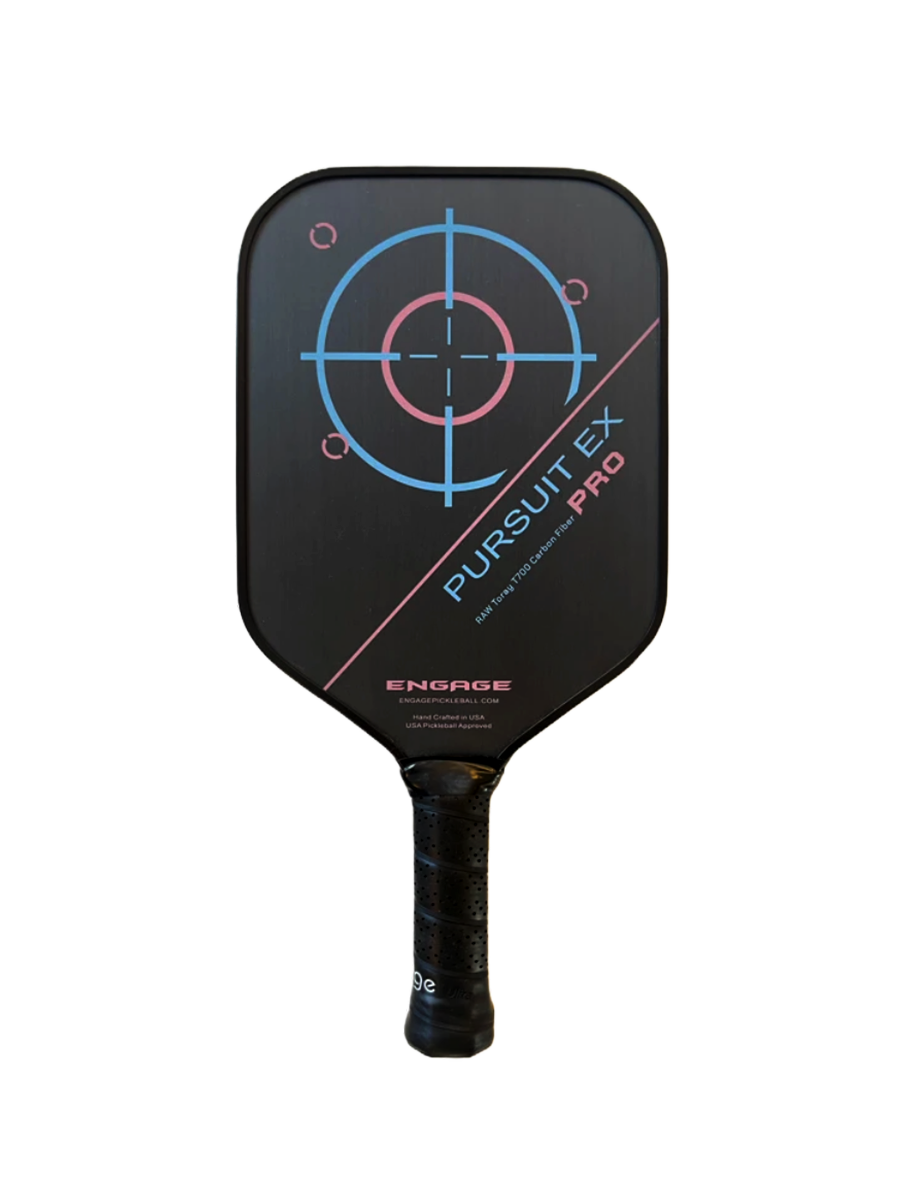 Engage Pursuit Pro EX | Raw Carbon Fiber | Standard Pickleball Paddle