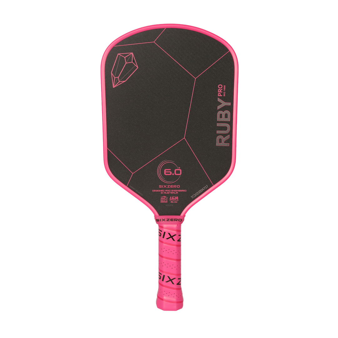 6.0 Six Zero Ruby Pro 14mm Pickleball Paddle