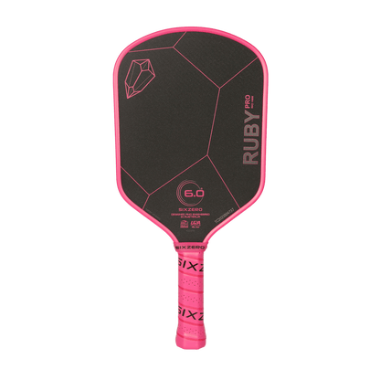 6.0 Six Zero Ruby Pro 14mm Pickleball Paddle