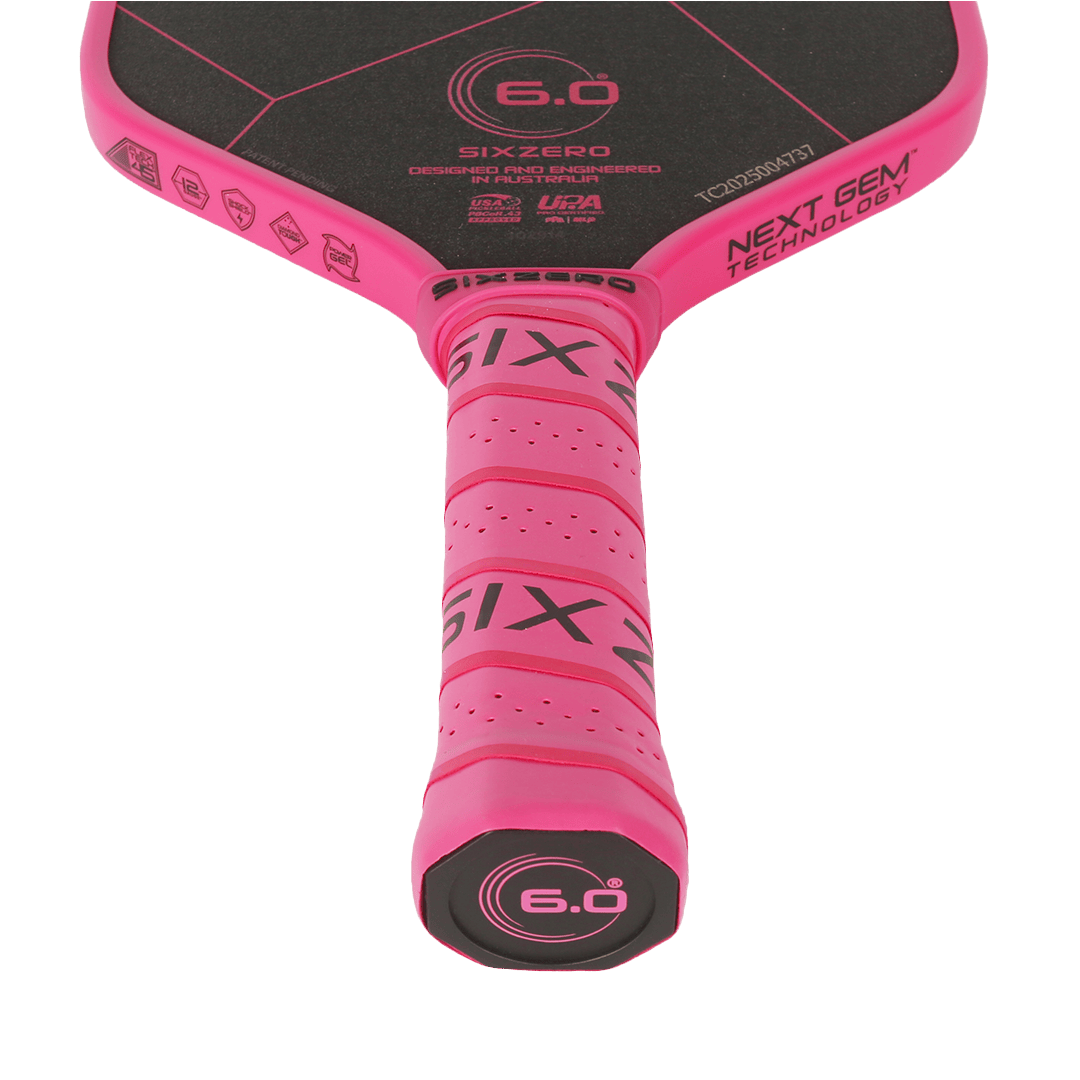6.0 Six Zero Ruby Pro 14mm Pickleball Paddle