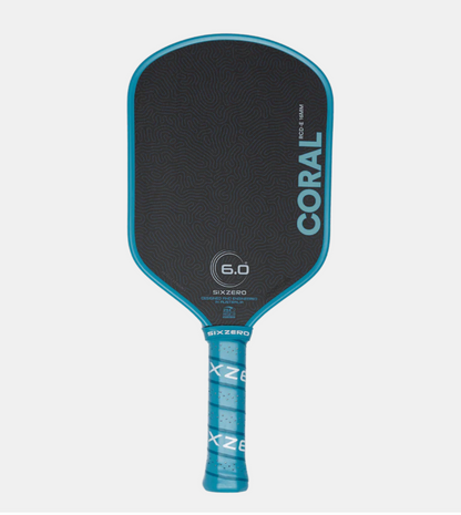 6.0 Six Zero Coral 16mm Pickleball Paddle