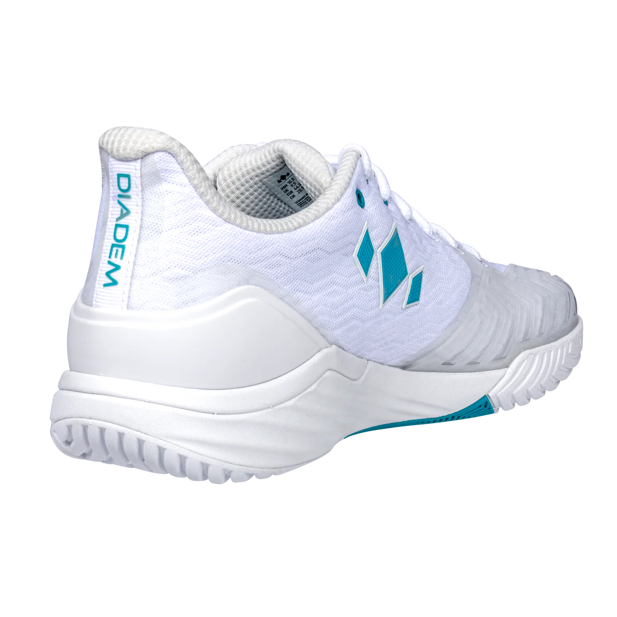 Diadem Court Burst Pickleball Shoes White/Teal