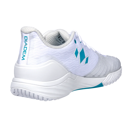 Diadem Court Burst Pickleball Shoes White/Teal