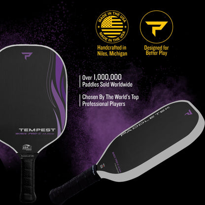 Paddletek Tempest Wave Pro-C Pickleball Paddle
