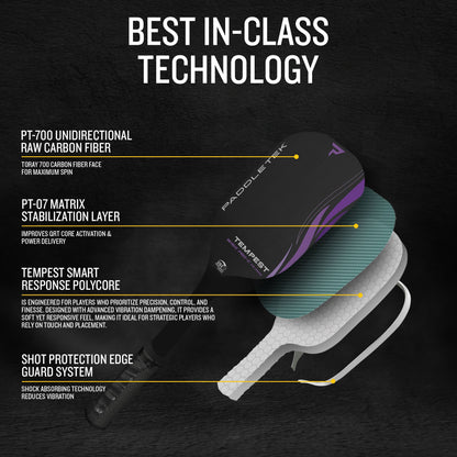 Paddletek Tempest Wave Pro-C Pickleball Paddle