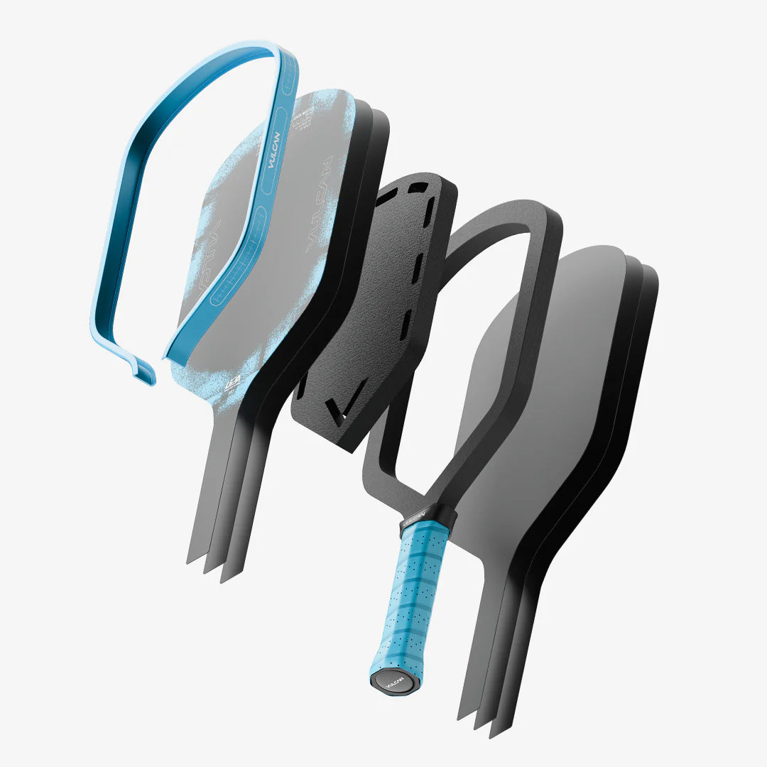 Vulcan Chapter 01 Dark Matter - Hybrid 16mm Pickleball Paddle