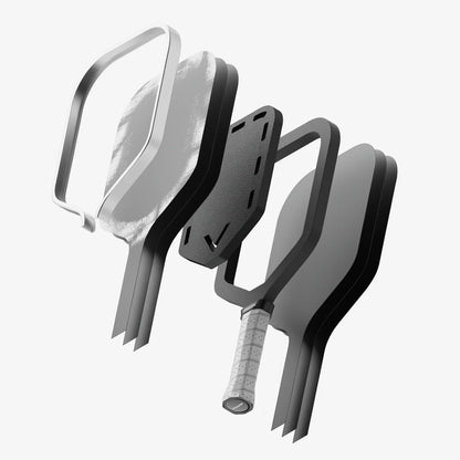 Vulcan Chapter 01 White Noise - Widebody 16mm Pickleball Paddle