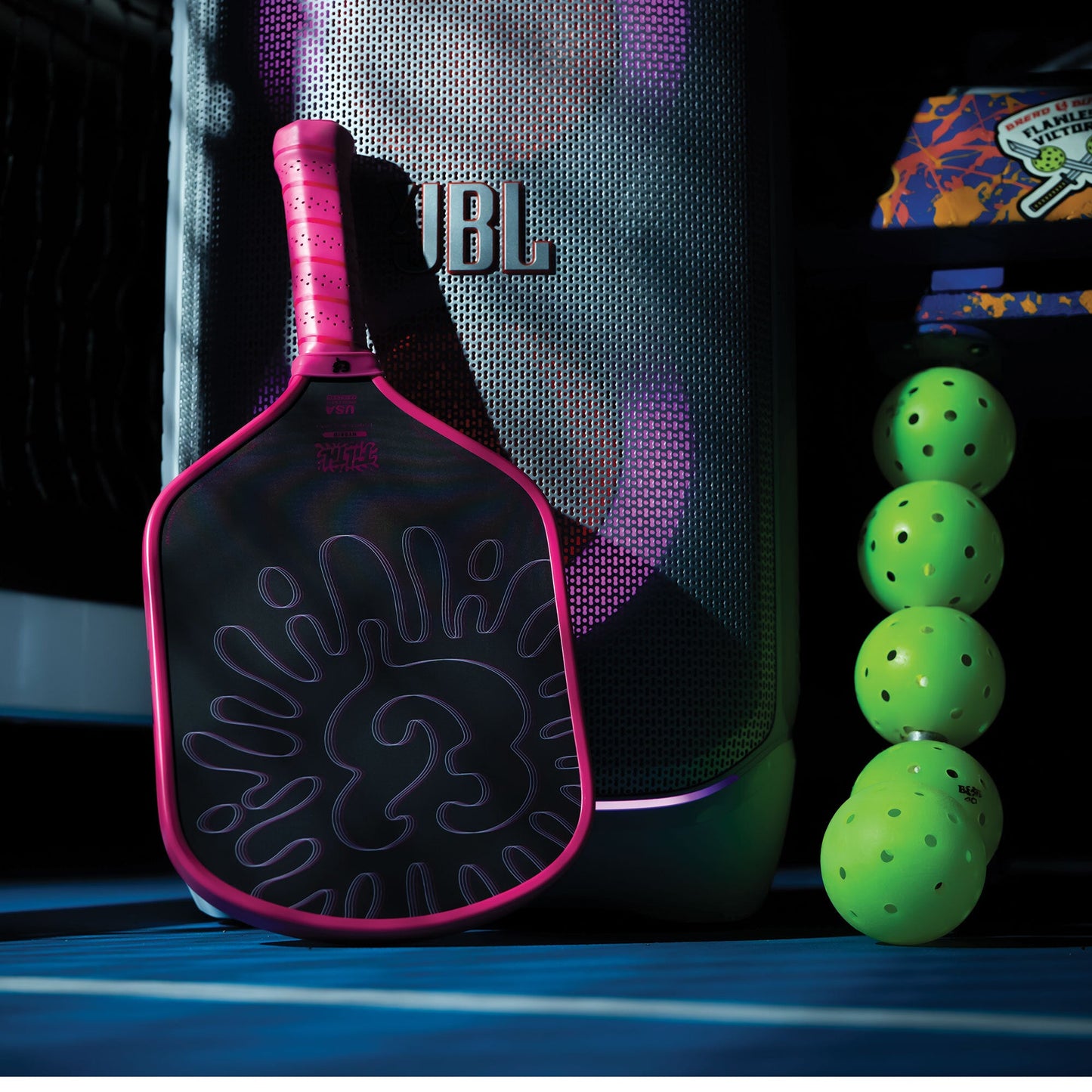 Bread & Butter Filth 16mm Pickleball Paddle- Hybrid (Pink)
