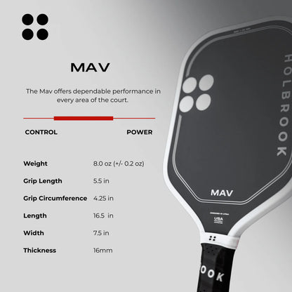 Holbrook Mav pickleball paddle