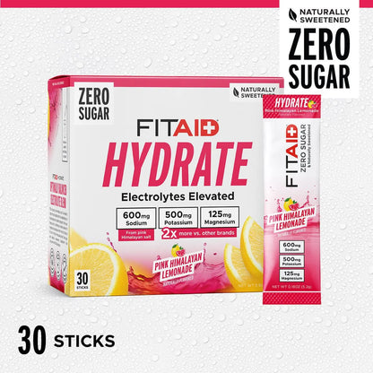FitAid Hydrate - Pink Himalayan Lemonade