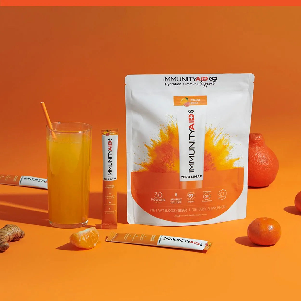 FitAid Defend - ORANGE BURST