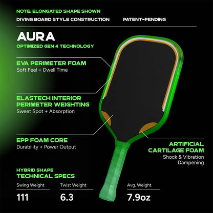 FRIDAY Aura Hybrid Pickleball Paddle