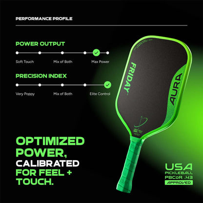 FRIDAY Aura Elongated Pickleball Paddle