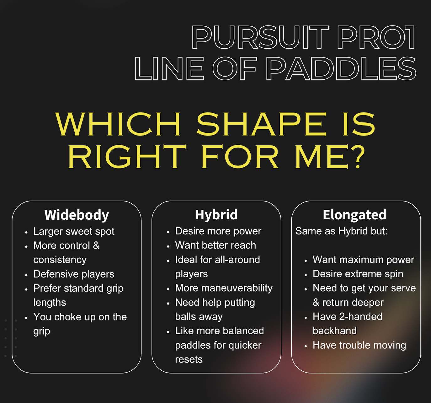 Engage Pursuit Pro1 6.0 Hybrid | Raw Carbon Fiber Pickleball Paddle