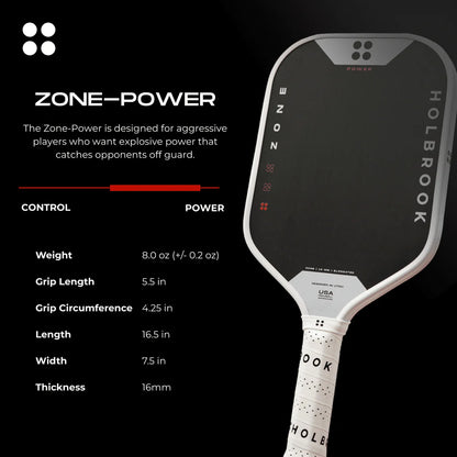 Holbrook Zone Power pickleball paddle